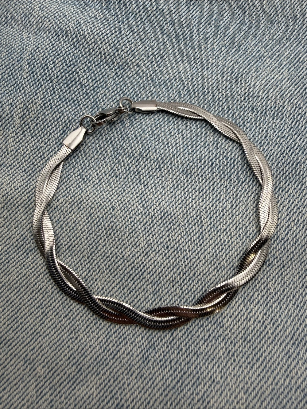 Twisted Snake Chain Bracelet